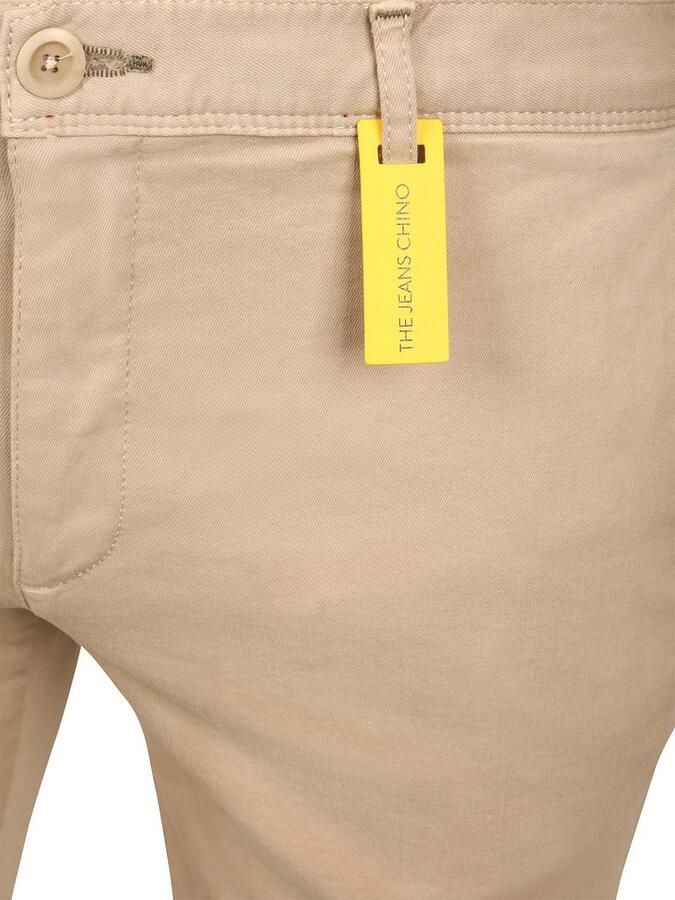Alberto Bruine Katoenen Chino Broek Brown Heren - Foto 7