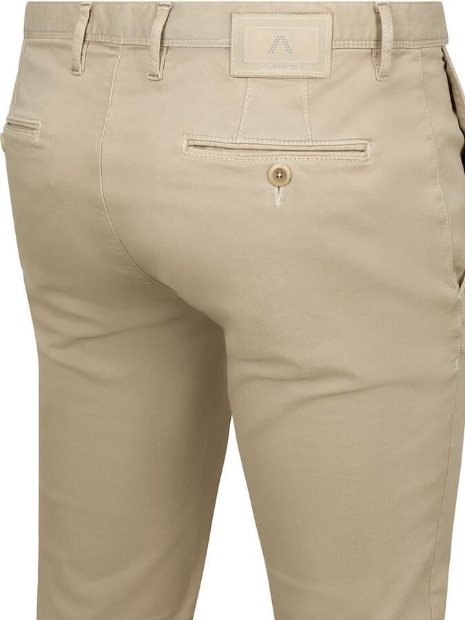Alberto Bruine Katoenen Chino Broek Brown Heren - Foto 8