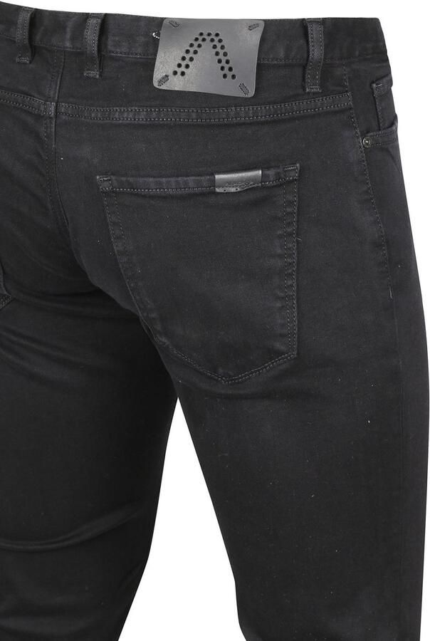 Alberto Broek Slim DS Dual Flex Denim Zwart