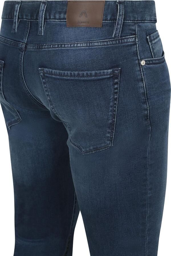 Alberto Super stretch pantalons blauw Blue Heren - Foto 8