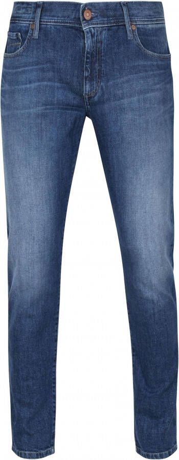 Alberto Slim Organic Denim Dark Blue