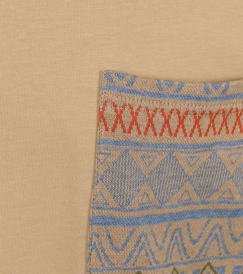 Anerkjendt Kikki T-shirt Jacquard Beige