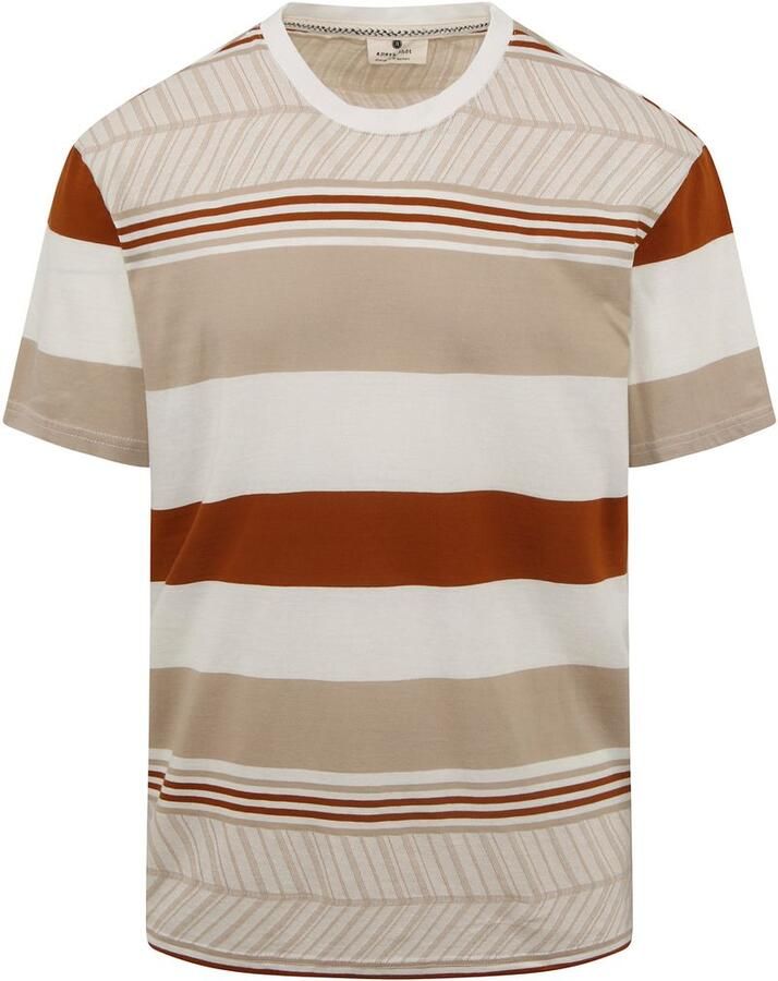 Anerkjendt Kikki T-shirt Strepen Beige