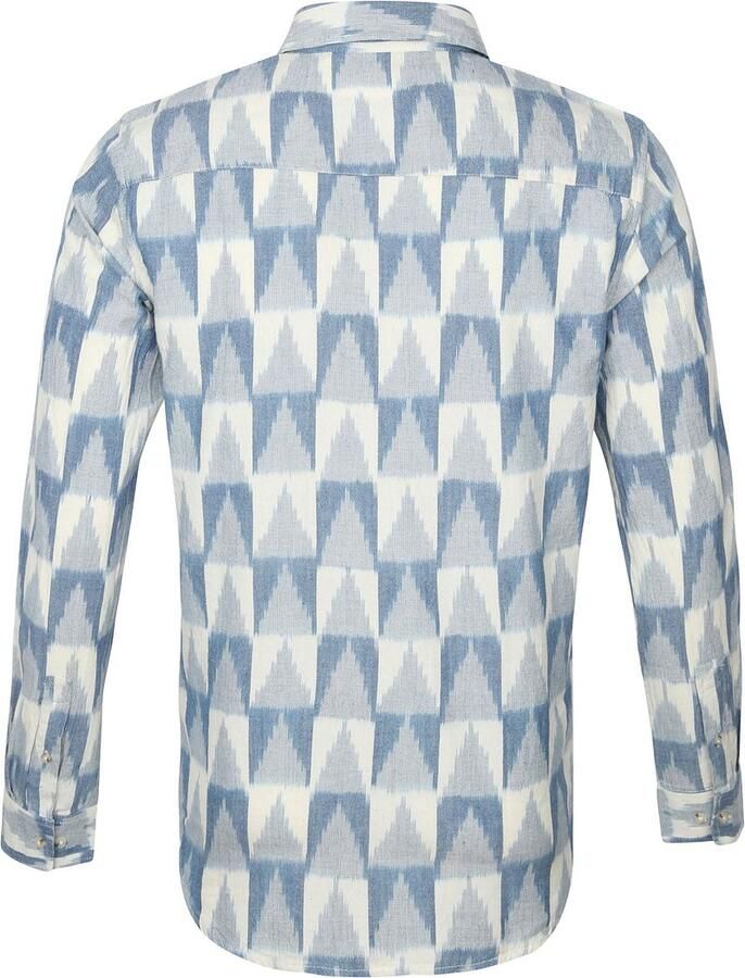 Anerkjendt  Overhemd Aklouis Blauw - Foto 4
