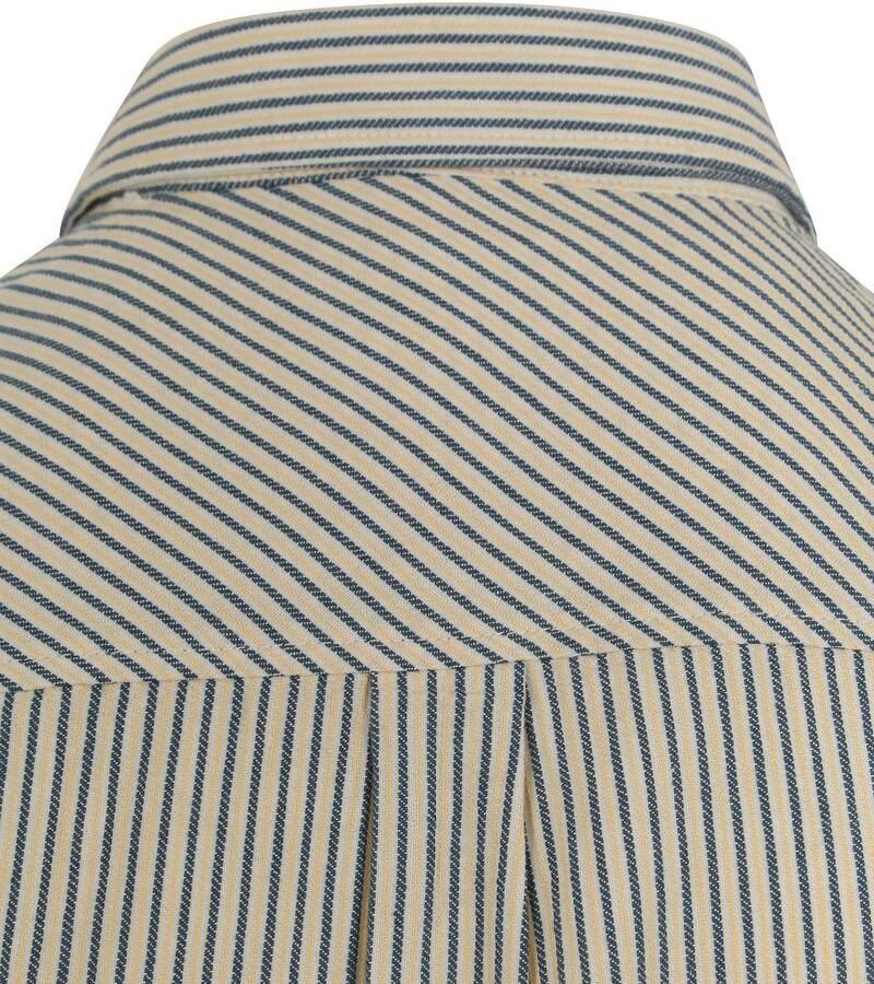 Anerkjendt Heren Gestreept Overhemd Lange Mouw Multicolor Heren