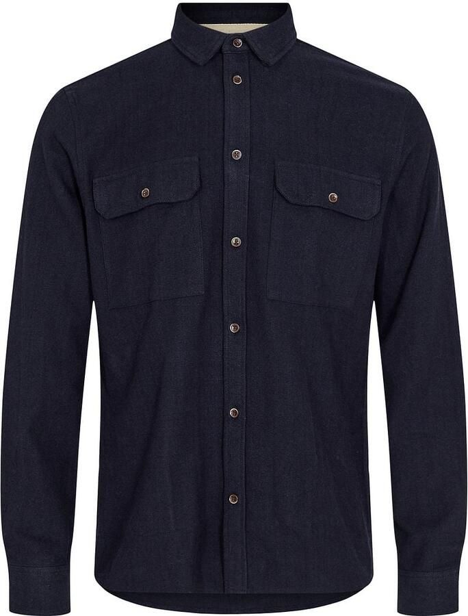 Anerkjendt  Overhemd Leif Navy