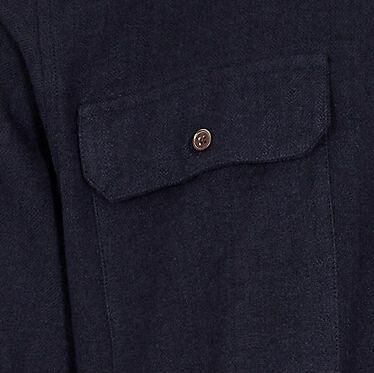 Anerkjendt  Overhemd Leif Navy - Foto 2