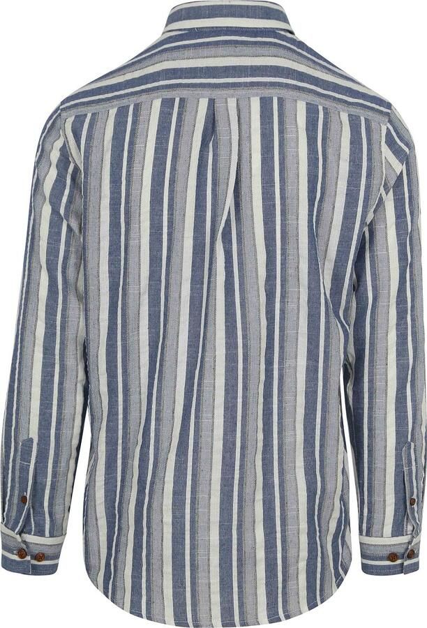 Anerkjendt  Overhemd Leif Strepen Blauw - Foto 3