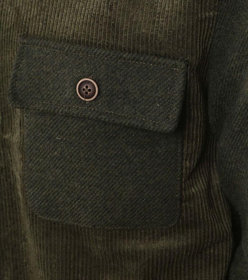 Anerkjendt Overshirt Akoscar Corduroy Mix Olivine - Foto 2