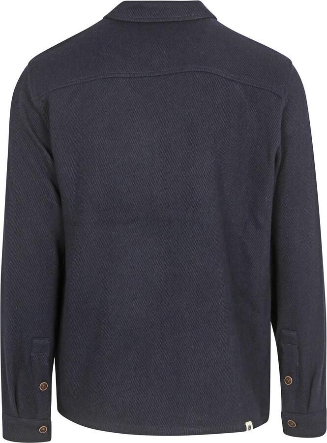 ANERKJENDT Heren Overshirts Akhanky Heavy Twill Overshirt Blauw