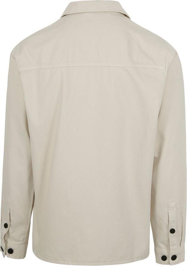 ANERKJENDT Heren Overhemden Akoscar Twill Os Gebroken Wit - Foto 3