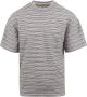 Anerkjendt Holger T-shirt Gestreept Grijs Heren - Thumbnail 1