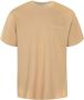 ANERKJENDT Heren Polo's & T-shirts Akkikki S s Structure Pocket Tee Beige - Thumbnail 2
