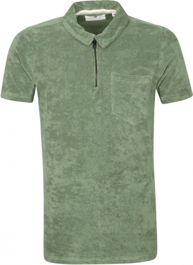 Anerkjendt Polo Shirt Half Zip Akbob Groen