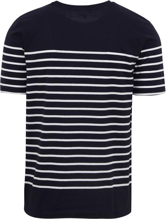 Armor-Lux Etel T-Shirt Strepen Navy Blauw Heren - Foto 3