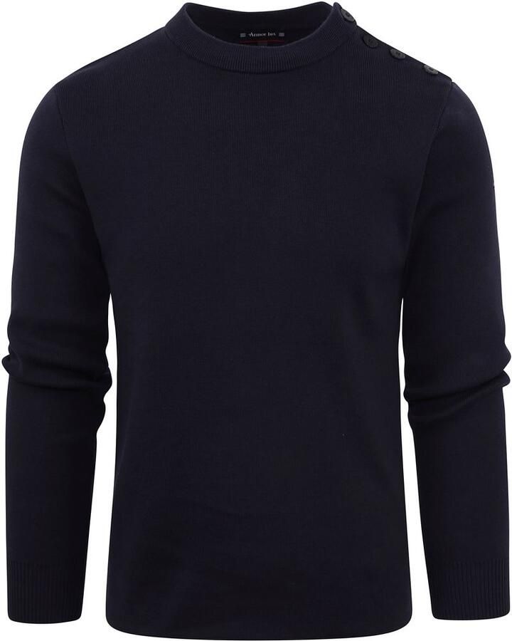 Armor-Lux Groix Trui Navy Blauw Heren - Foto 3