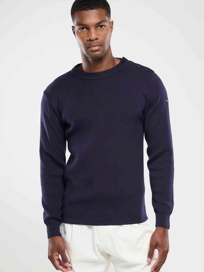 Armor-Lux Groix Trui Navy Blauw Heren - Foto 3