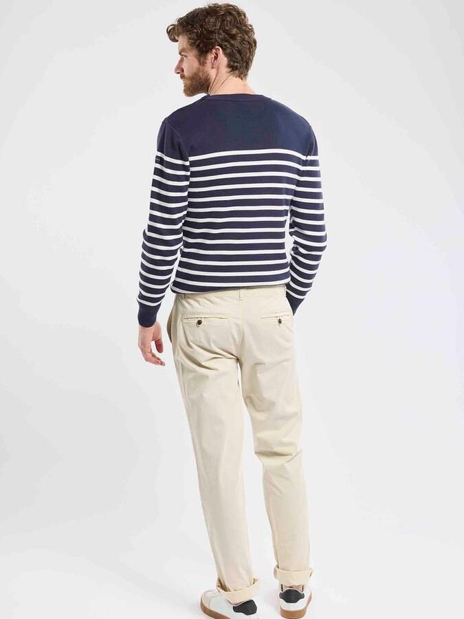 Armor-lux Groix Trui Strepen Navy - Foto 5