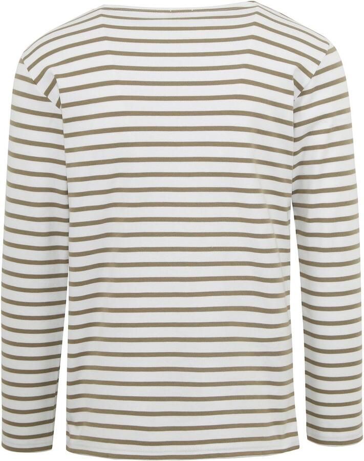 Armor Lux Sweater Houat Trui Strepen Groen