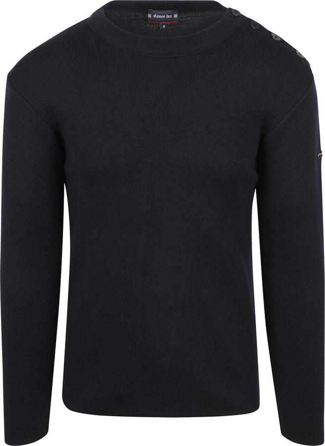 Armor-lux Marin Goulenez Trui Merinowol Navy