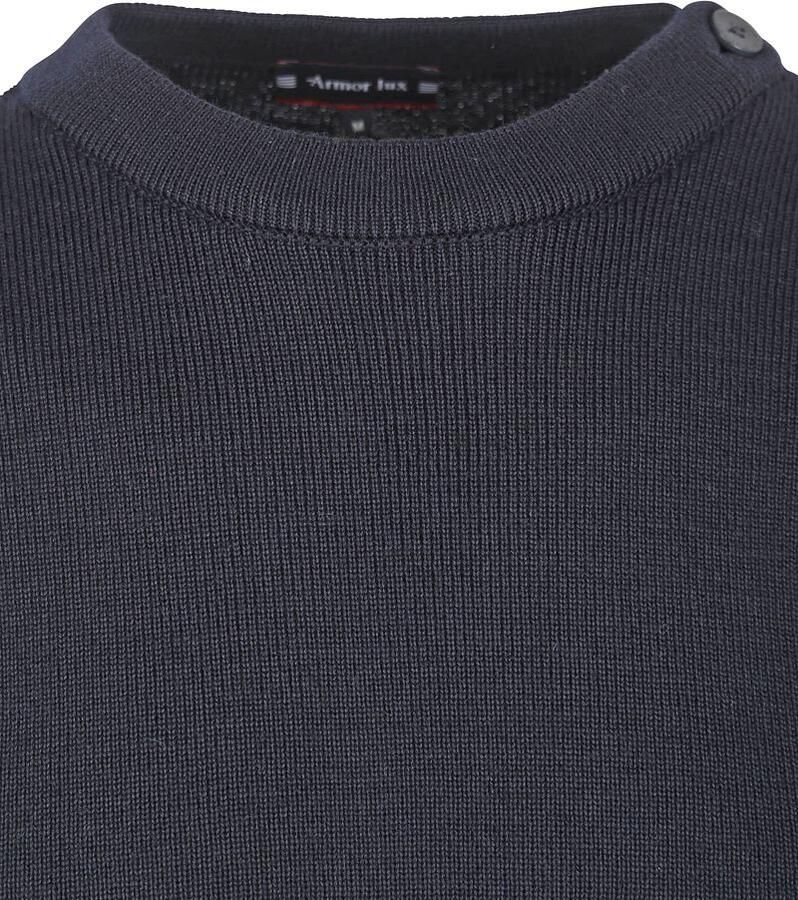 Armor-lux Paimpol Trui Wol Navy - Foto 2