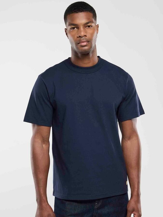 Armor-Lux T-Shirt Navy Blauw Heren - Foto 3