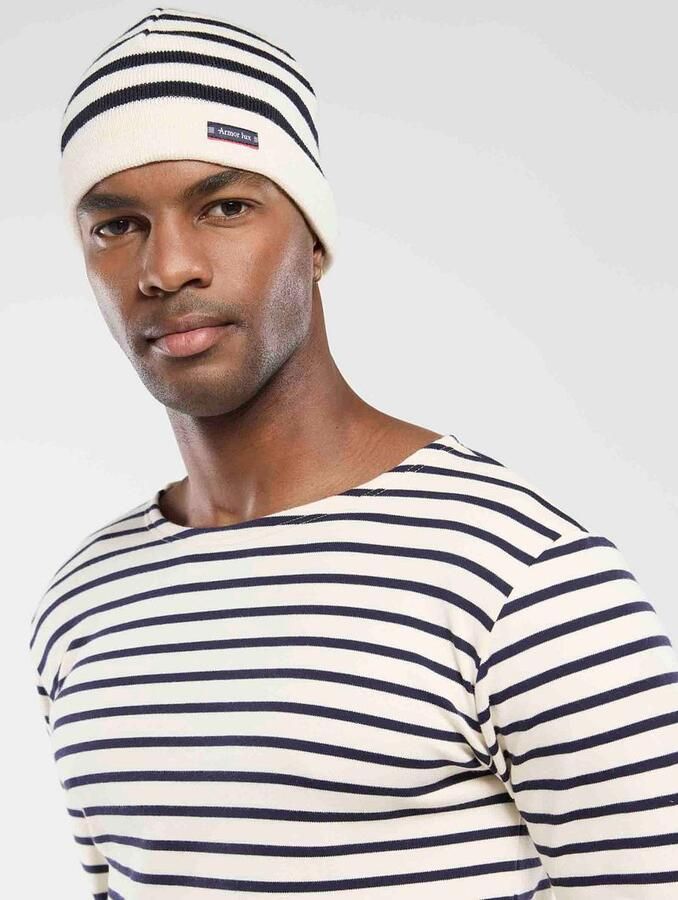 Armor-lux Trui Strepen Off White - Foto 3