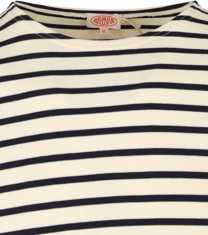Armor-lux Trui Strepen Off White - Foto 2