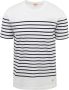 Armor-Lux Etel T-Shirt Strepen Wit Heren - Thumbnail 1