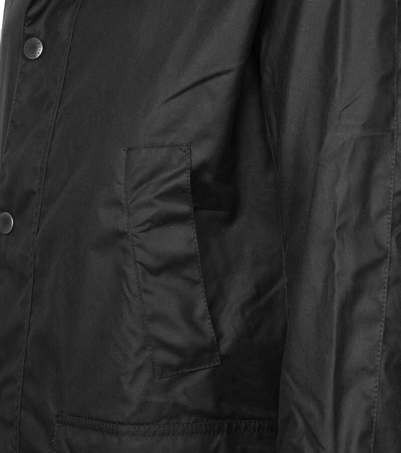 Barbour Ashby Wax Jas Navy - Foto 4