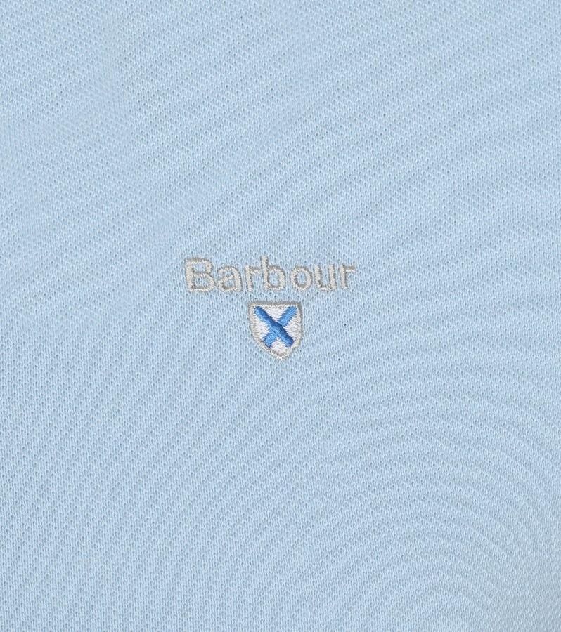 Barbour Basic Pique Polo Lichtblauw - Foto 3