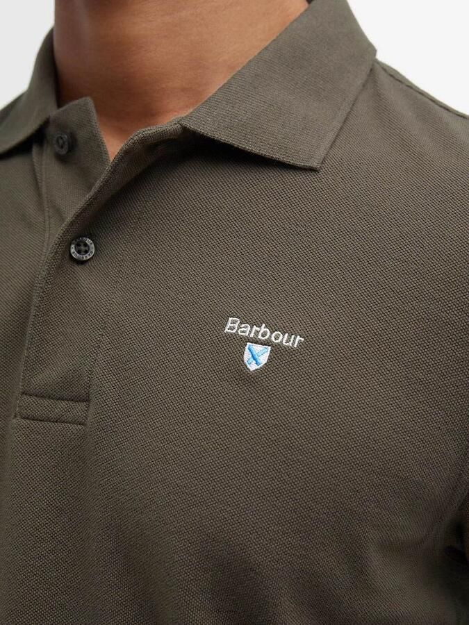 Barbour Basic Polo Legergroen - Foto 3