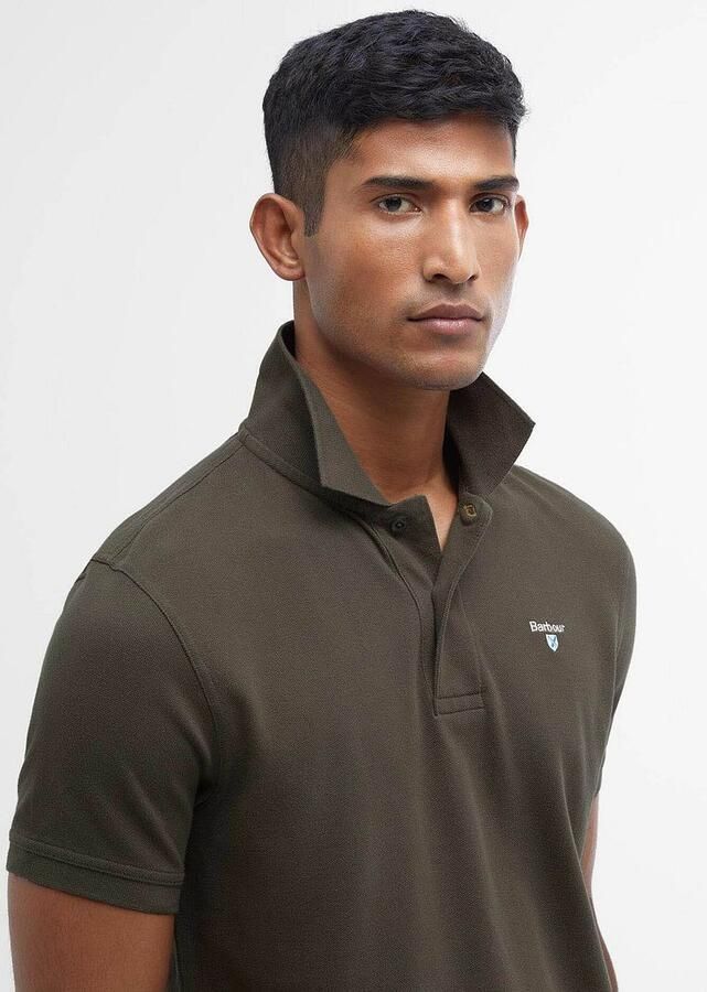 Barbour Basic Polo Legergroen - Foto 5
