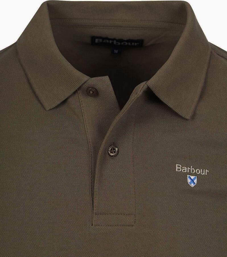 Barbour Basic Polo Legergroen - Foto 2