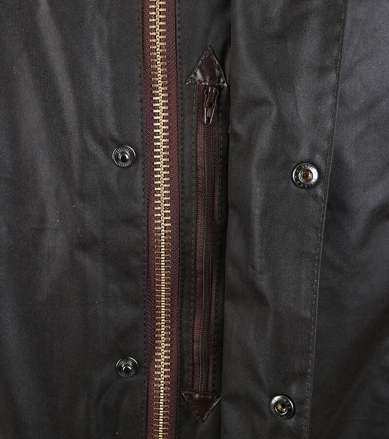 Barbour Beaufort Wax Jas Bruin - Foto 4