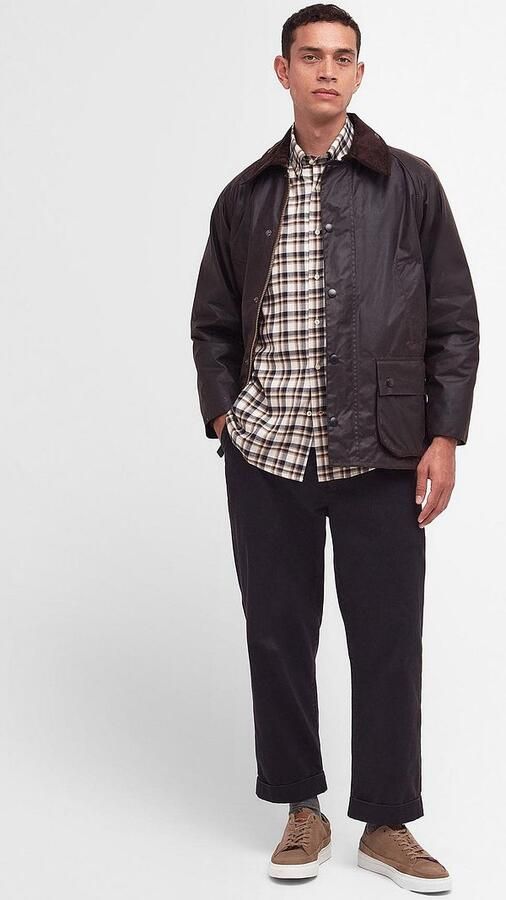Barbour Bedale Wax Jas Bruin - Foto 5