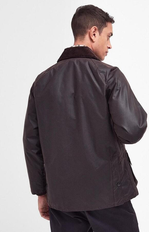 Barbour Bedale Wax Jas Bruin - Foto 4