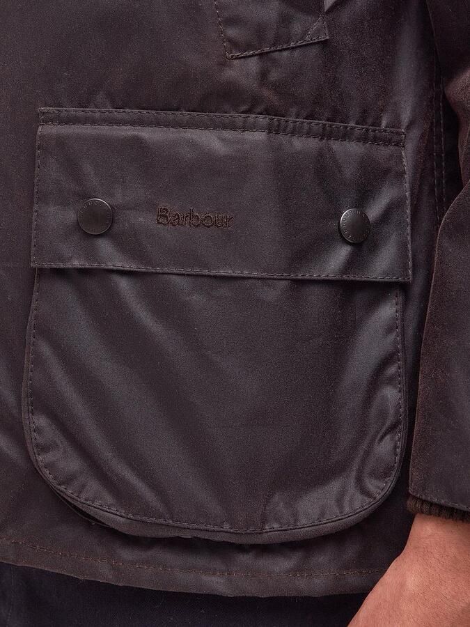 Barbour Bedale Wax Jas Bruin - Foto 3