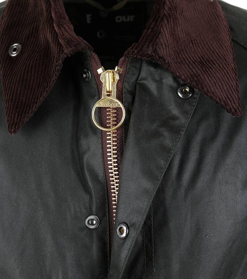 Barbour Beaufort Wax Jacket Stijlvolle en functionele regenjassen Groen Heren - Foto 8