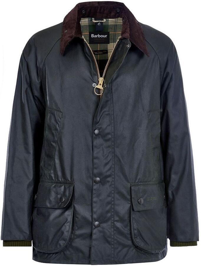 Barbour Bedale Wax Jas Donkergroen
