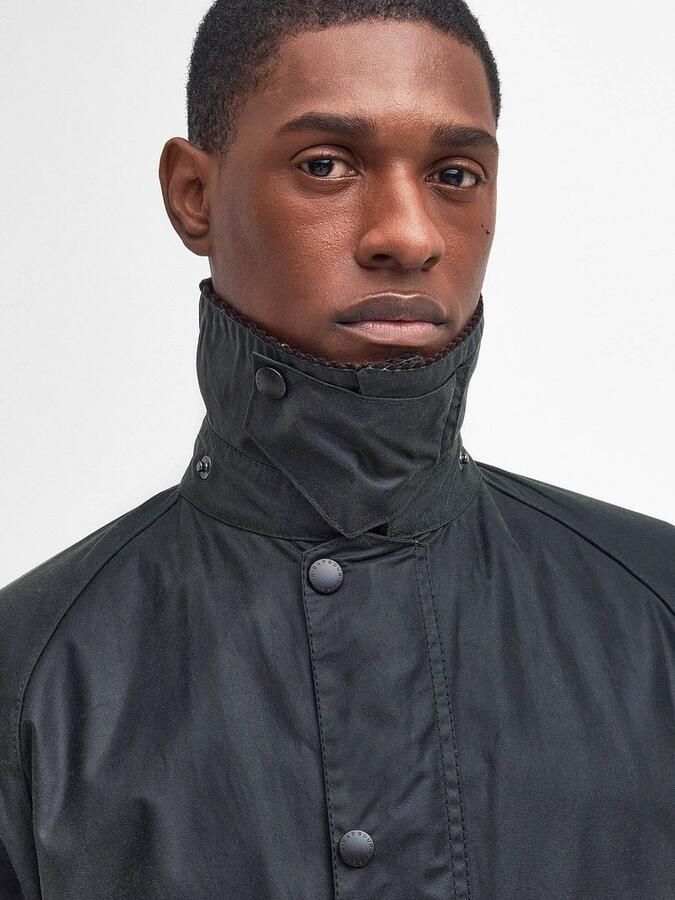 Barbour Bedale Wax Jas Donkergroen - Foto 3
