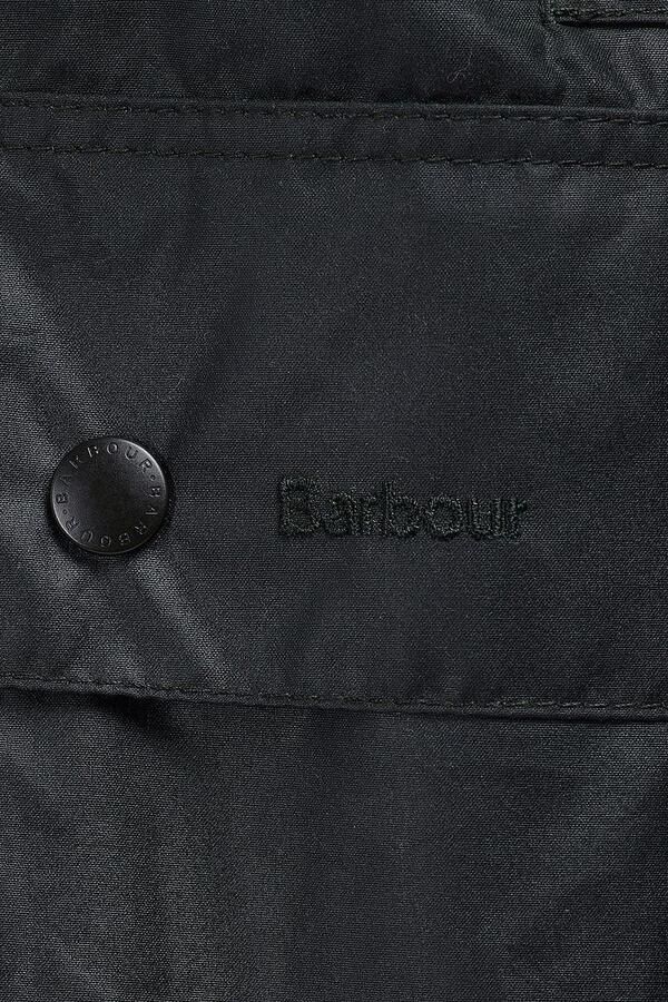 Barbour Trainingsjack Border Wax Jas Blauw - Foto 5