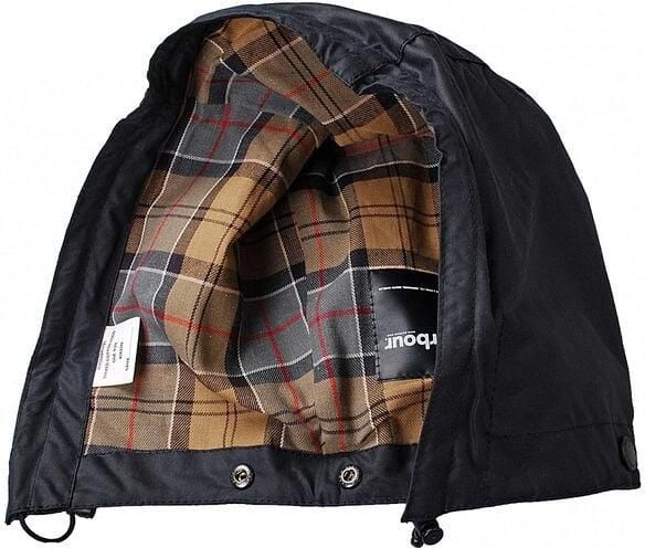 Barbour Gewaxte katoenen capuchon voor heren Blue Heren - Foto 2