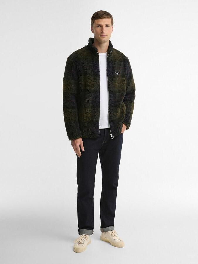 Barbour Fleece Jack Fleecejack met Schotse ruit - Foto 4