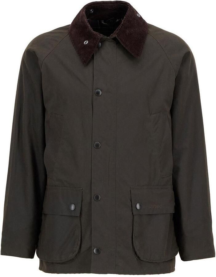 Barbour Groene Traditioneel Geïnspireerde Jas met Meerdere Zakken Green Heren