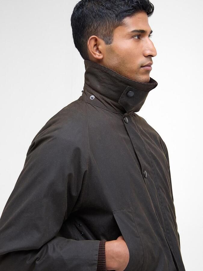 Barbour Groene Traditioneel Geïnspireerde Jas met Meerdere Zakken Green Heren - Foto 4