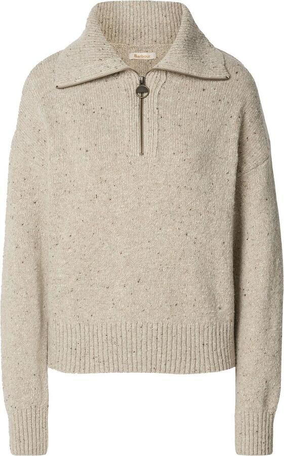 Barbour Damessweater Halfzip Lavensdale Natural