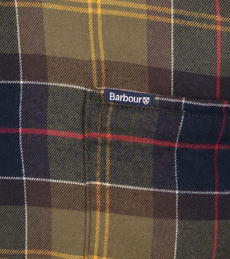 Barbour Groene Fortrose Getailleerde Overhemd Groen Heren - Foto 2