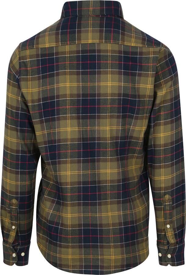 Barbour Groene Fortrose Getailleerde Overhemd Groen Heren - Foto 3