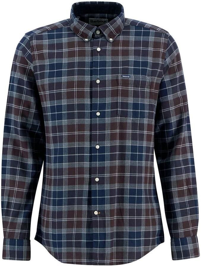 Barbour Fortrose Overhemd Tartan Navy Bruin